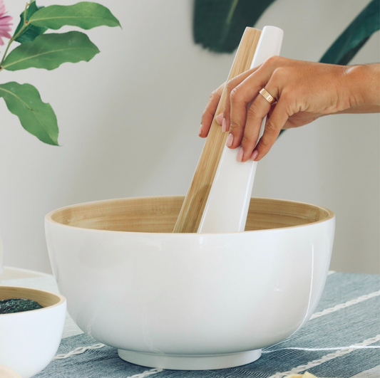 Bamboo Salad Bowl (Medium)
